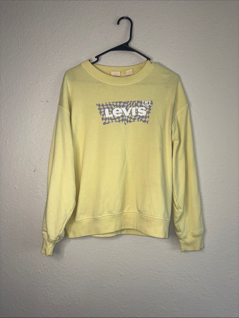 Levi's Pale Yellow Pullover Sweatshirt